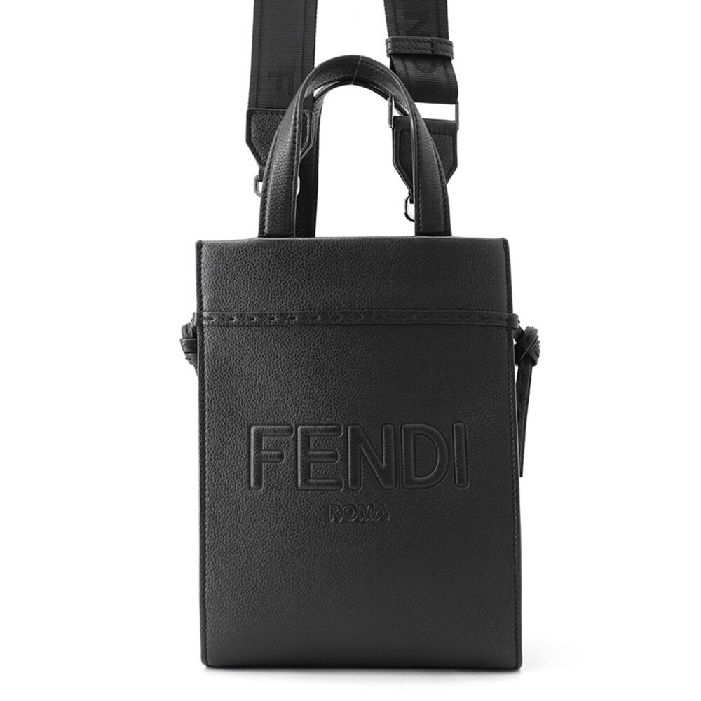 Fendi Go-to Shopper Small Handbag 7VA584 FENDI 2-way Shoulder Bag Black